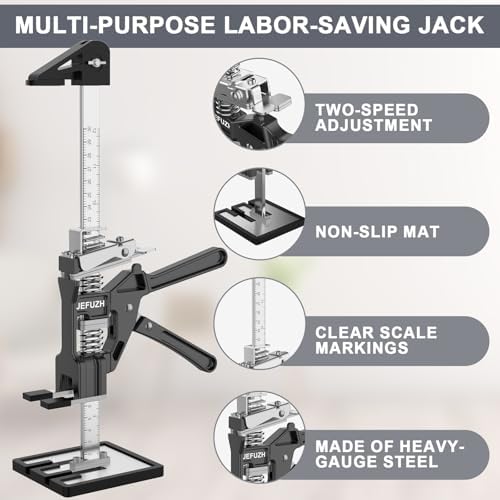 Labor Saving Arm Jack 2 Pack, Load-Bearing 440 lb Multi-Function Height - Image 3