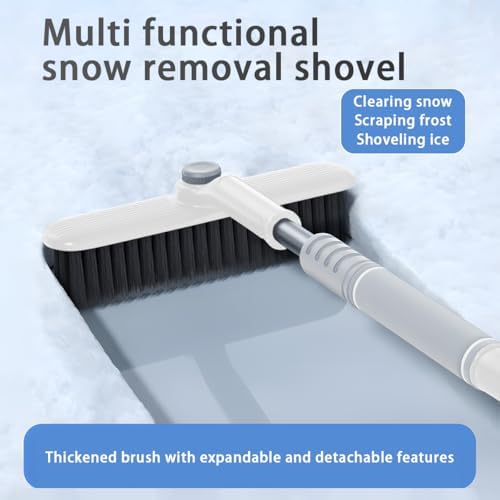 Mandark Car Windshield Snow Brush and Ice Scraper, Detachable Extendable - Image 6