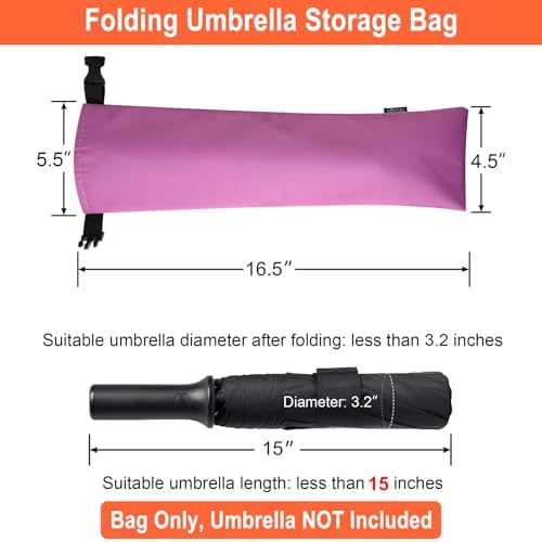 Cosmos 1 Pc Umbrella Bag Waterproof Travel Umbrellas Storage Pouches Wet - Image 2