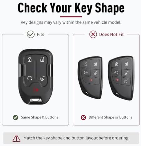 PIFOOG Matte Gray Key Fob Cover Fit - Image 2