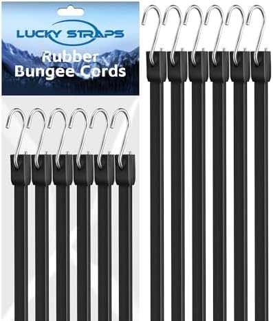 Lucky Straps 24 Inch Rubber Bungee Cords by LuckyStraps