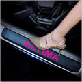 4Pcs Car Door Sill Protector for Nissan Altima, Carbon Fiber Anti-Scratch Guard by Unknown