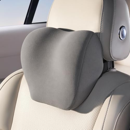 BABUR Car Neck Pillow Ergonomic 100% Memory Foam Headrest by BABUR