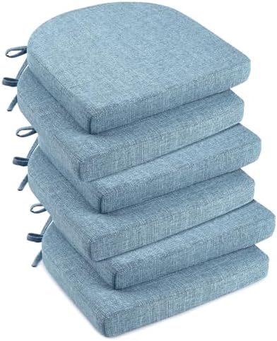 downluxe Indoor Chair Cushions for Dining Chairs, Soft and Comfortable Textured by Downluxe