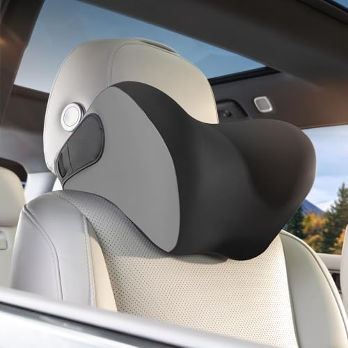 BEBAS Ergonomic Car Headrest Pillow, Memory Foam Neck Support by BEBAS