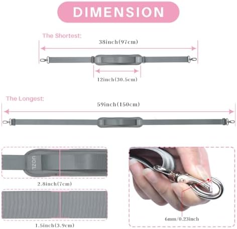 59 Inch Shoulder Straps, Soft - Image 3