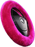 OGLAND Fuzzy Sheepskin Car Steering Wheel Cover by OGLAND