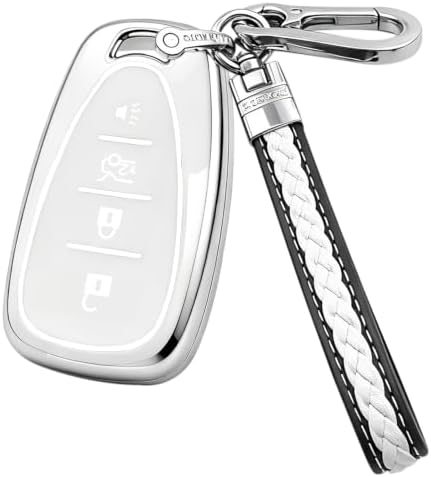 for Chevy Key Fob Cover with Keychain by Yonmcfn