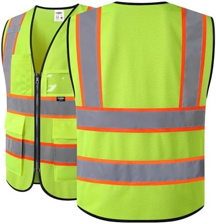 JKSafety Safety Vest for men women Hi Vis Vest - Image 5