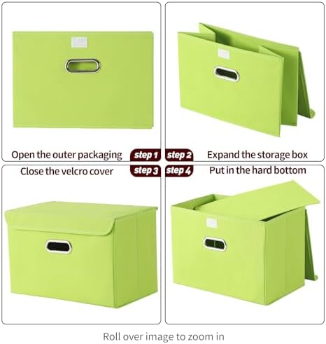 STOREONE Fabric Storage Cube Bins Foldable Organizer Container Collapsible - Image 6