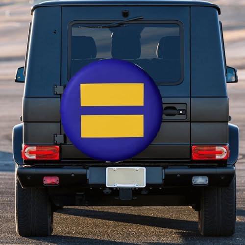 Equality Pride Flag Weatherproof Spare Tire Cover - Image 3