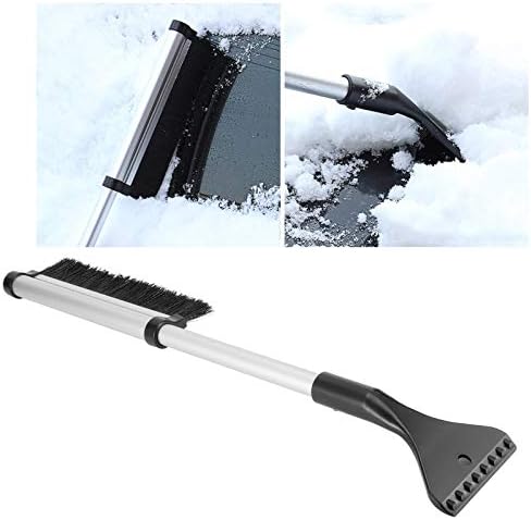 Telescoping Snow Brush, Aluminum Alloy Retractable Snow Brush Car Windshield - Image 5