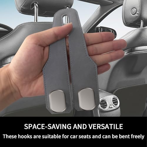 Car Purse Hook, Car Seat Headrest Hooks - Image 6