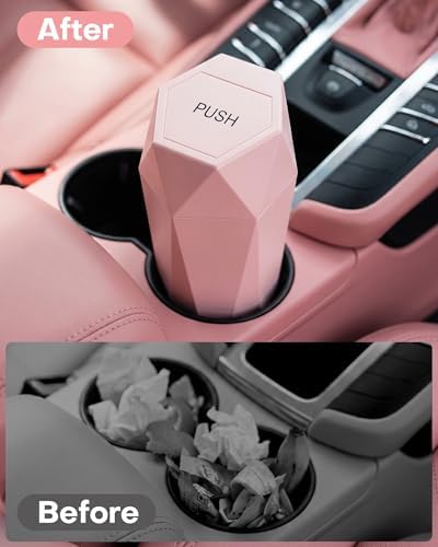HOTOR Car Trash Can with Lid, 1 Pack - Image 5