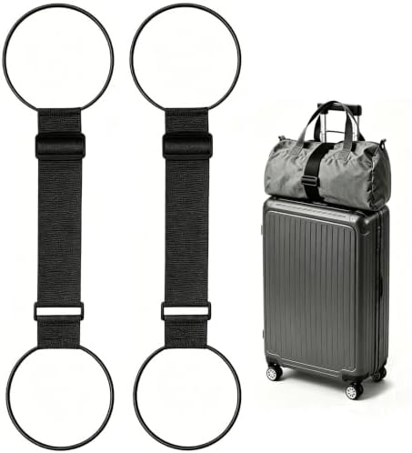 Luggage Straps for Suitcases, Extended Adjustable Luggage Connector Straps by SpassLeben