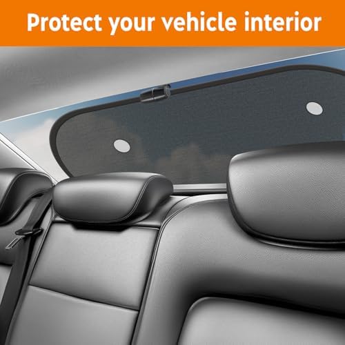 2026 New Upgrade Car Shades for Back Windows Baby 39"x19", Rear Window Sun Shade - Image 6