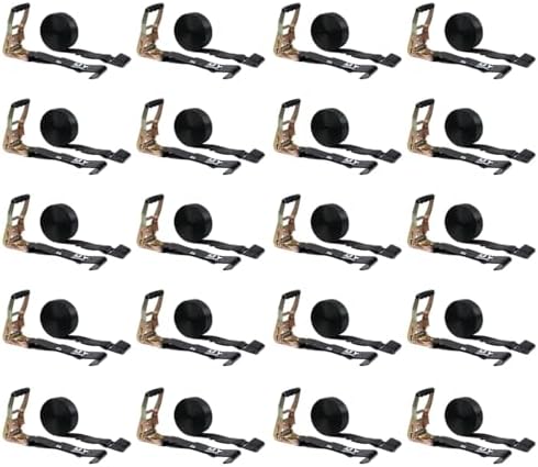 Mytee Products 20 Pack 2" x30' Black Ratchet Straps by MyteeProducts