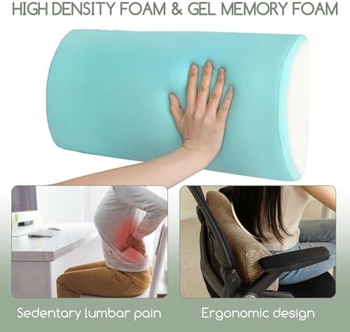 HIGOGOGO Lumbar Support Pillow for Recliner Chair/Accent Chair/Couch, Memory - Image 3