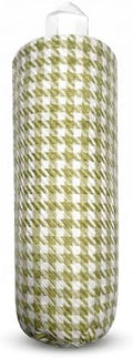 Plastic Bag Holder, Wall Mount Grocery Bag Dispenser, Yarn-dyed Houndstooth by HDDahua