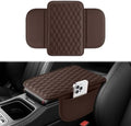 Amiss Car Center Console, Upgraded Leather Car Armrest Cushion by Amiss