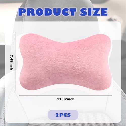 2PCS Car Headrest Pillow, Soft & Comfortable Car Neck Pillow - Image 2