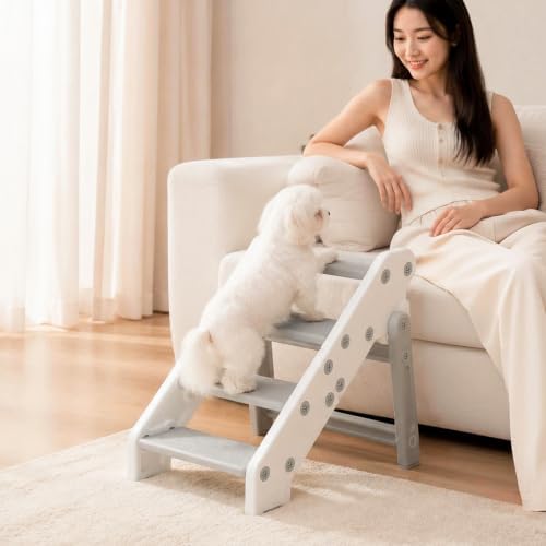 Gupamiga Foldable Dog Stairs, Pet Steps - Image 2