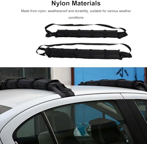 Jiawu Soft Roof Rack Pads for Surfboard, Heavy Duty Universal Car Roof Racks - Image 3