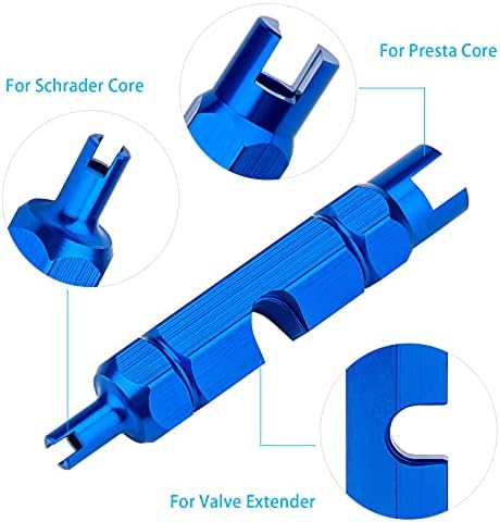 56Pcs Valve Stem Removal Tool, Valve Cores, 4-Way Valve Tool, Valve Core - Image 5
