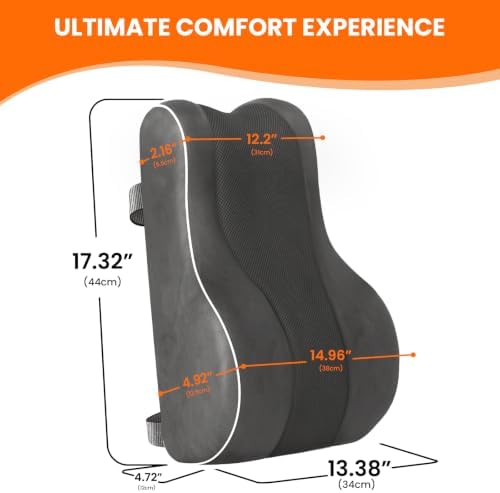 CloudBliss Lumbar Support Pillow, Memory Foam - Image 5