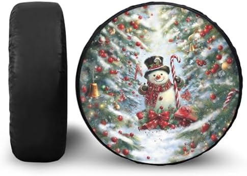 Spare Tire Cover PU Leather, Waterproof Dust-Proof Wheel Cover by YGFLPPV