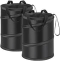 Ginsco 2Packs 4 Gallons New Leakproof Car Trash Can, Large Trash Can Pop-up by Ginsco