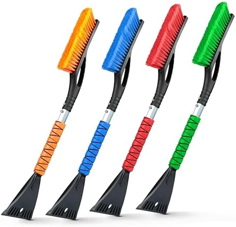 EcoNour 27" Aluminum Car Snow Scraper and Brush Ice Scraper by EcoNour