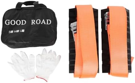 2PCS Tire Traction Straps with Strong Grip by Zohisin