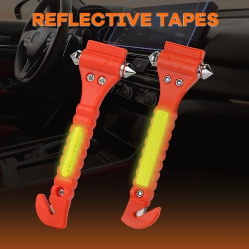 SINSEN Car Safety Hammer Set of 10 Emergency Escape Tool Auto Car Window Glass - Image 5