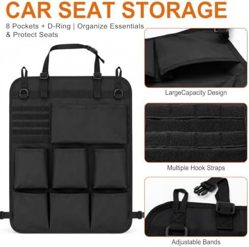 Car Seat Back Organizer, Backseat Car Organizer - Image 4