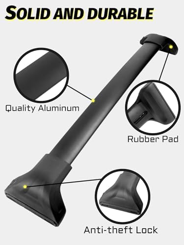 330LB Roof Rack Cross Bars Fit for 2010-2026 T-oyota 4Runner Cargo Bars - Image 5
