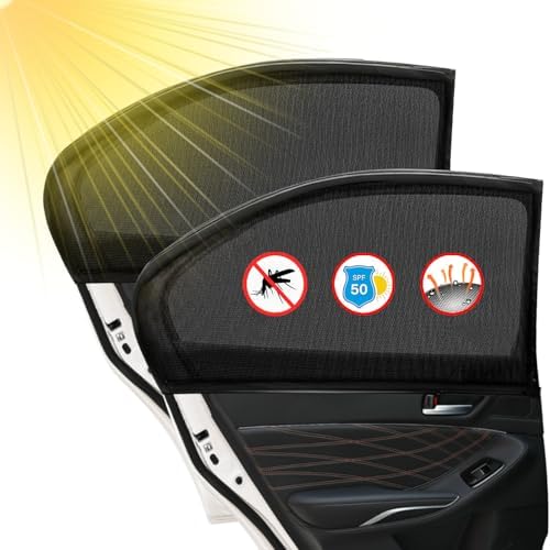 2 Pack car Window Shade Back Car Window Covers Shades, Sunshade by Brandflagship
