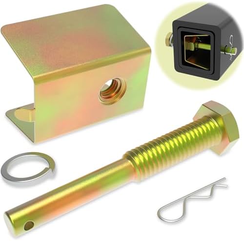 Anti-Rattle Hitch Pin Shim Device, Fits 2-Inch Receiver, 1/2-In Hole by Famiron