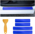 Ohleats 4 PCS Car Door Sill Protectors, Anti Scratch Carbon Fiber Auto by Ohleats