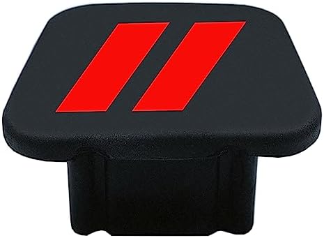 2 Inch Trailer Hitch Tube Cover Plug Cap, Rubber Receiver Tube Hitch Plug by omlkibo