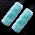 OGLAND 2 Pack Sheepskin Car Seat Belt Cover Pads | Wool Seatbelt Cushions by OGLAND