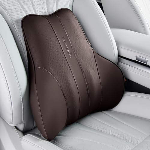 Coverado Lumbar Support Pillow for Car, Ergonomic Memory Foam Back Pillow for by COVERADOAUTO