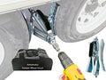 Camper Wheel Chock, 2 Sets of Tire Lock Chocks by Schumaho