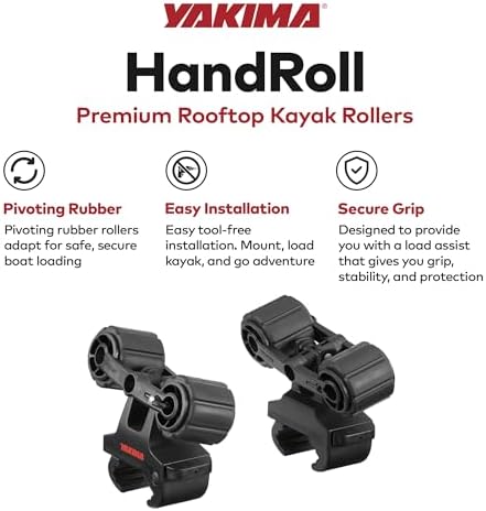 YAKIMA HandRoll Rooftop Mounted Kayak Rack - Image 2