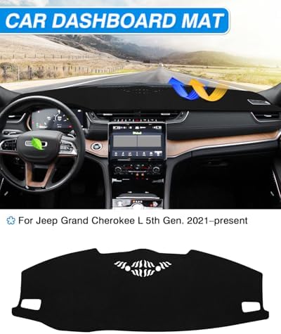 Cartist Dash Cover for Jeep Grand Cherokee L 2021-2025 Dashboard Mat Cover - Image 3