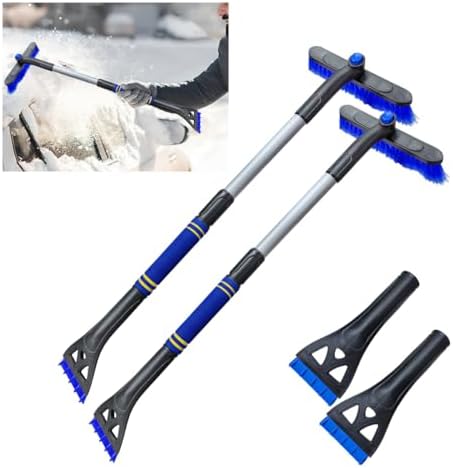 31.5" Detachable Snow Brush and Ice Scraper by KITUREK