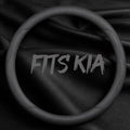 Leather Car Steering Wheel Cover, Breathable Laser-Perforated, Pure Black by TRROCC