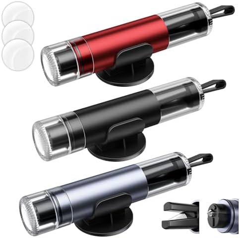 Car Safety Hammer Seatbelt Cutter, 2026 Upgraded Transparent Lid by SKINNYON