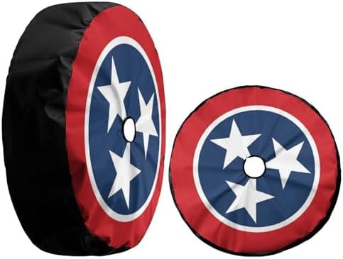 Tennessee Tri Star Flag Spare Tire Cover - Image 3