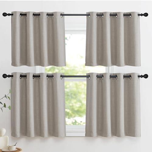 NICETOWN Linen Curtain Valances - Image 7